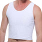 Binder: Cotton-Lined Tri-Top White